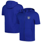 Milwaukee Brewers Levelwear Recruit Short Sleeve Full-Zip Hoodie Outlet