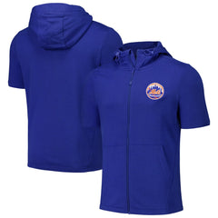 New York Mets Levelwear Recruit Short Sleeve Full-Zip Hoodie for sale