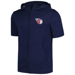 Cleveland Guardians Levelwear Recruit Short Sleeve Full-Zip Hoodie Sale