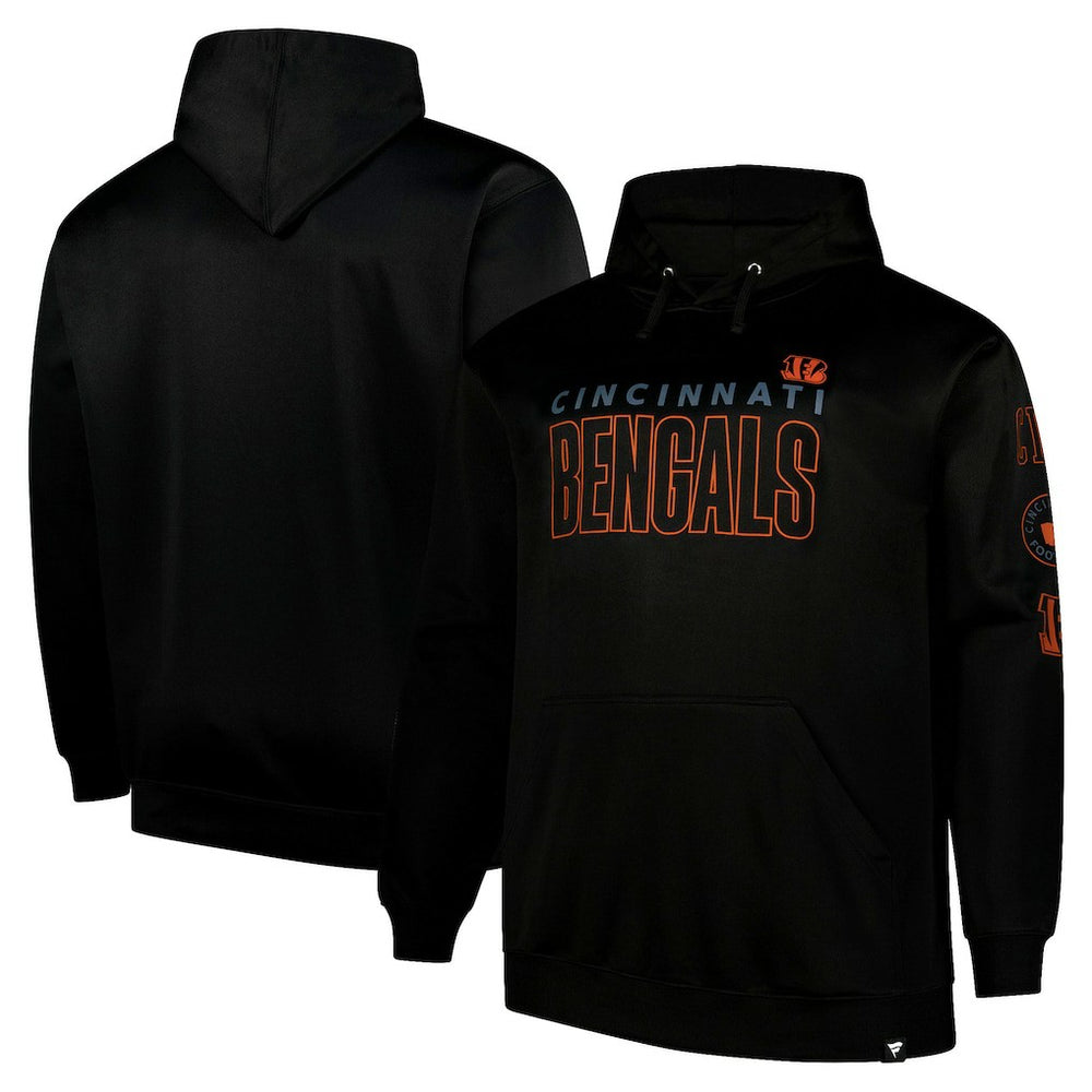 Cincinnati Bengals Big & Tall Fleece Pullover Hoodie - Black - Fanatics