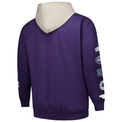 Dallas Cowboys Big & Tall Patched Out Pullover Hoodie - Purple - Fanatics