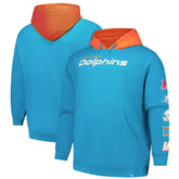 Miami Dolphins Big & Tall Patched Out Pullover Hoodie - Aqua - Fanatics