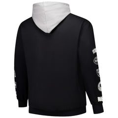 Las Vegas Raiders Big & Tall Patched Out Pullover Hoodie - Black - Fanatics