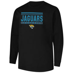 Jacksonville Jaguars Profile Big & Tall Pop Long Sleeve T-Shirt - Black - NFL