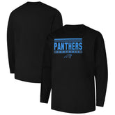 Carolina Panthers Profile Big & Tall Pop Long Sleeve T-Shirt - Black - NFL