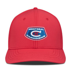 Montreal Canadiens Levelwear Retro Skylight Rise Flex Hat - Red | NHL Lifestyle