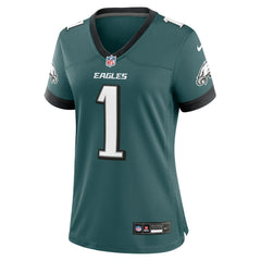 Jalen Hurts Philadelphia Eagles Women's Team Game Jersey - Midnight Green - Nike