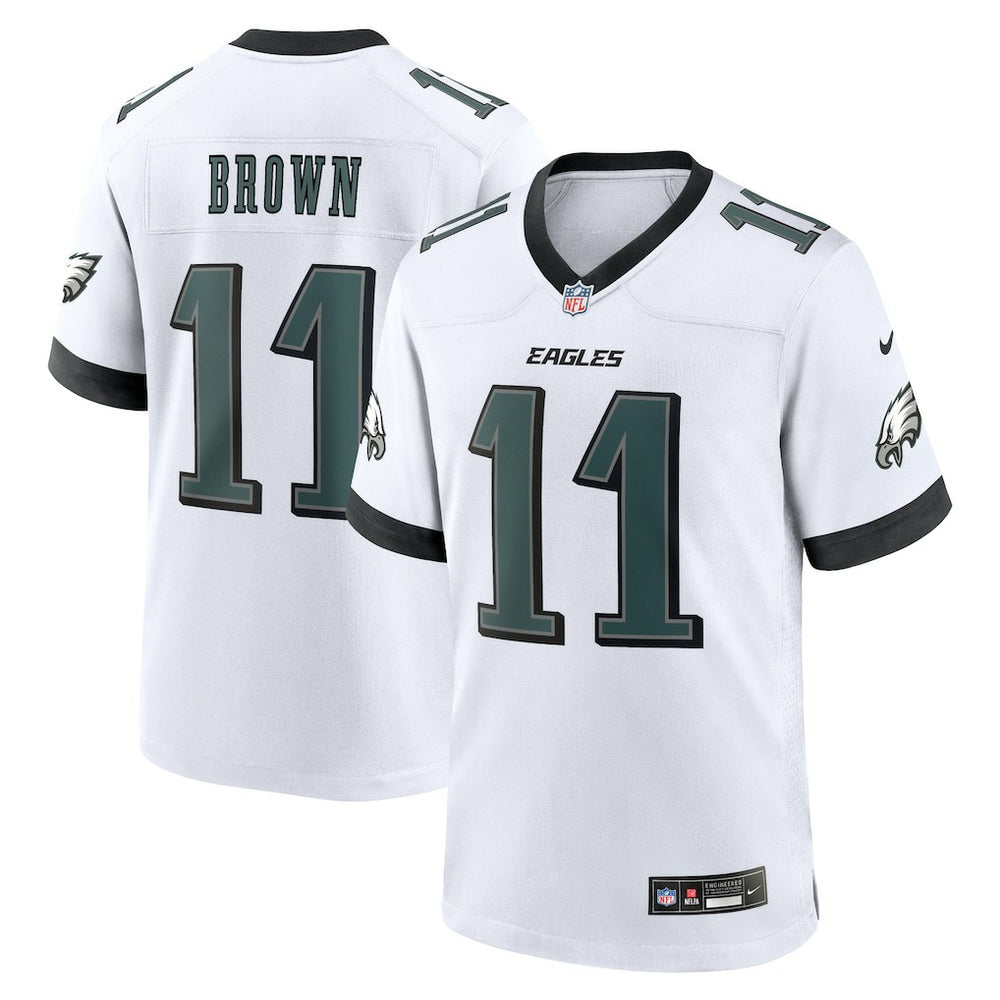 A.J. Brown Philadelphia Eagles White Game Jersey - White - Nike