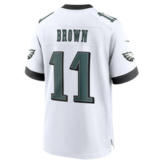 A.J. Brown Philadelphia Eagles White Game Jersey - White - Nike