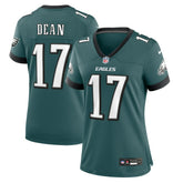 Nakobe Dean Philadelphia Eagles Women's Team Game Jersey - Midnight Green - Nike