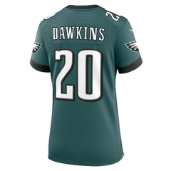 Brian Dawkins Philadelphia Eagles Women's Retired Player Game Jersey - Midnight Green - Nike