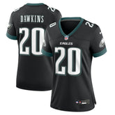 Brian Dawkins Philadelphia Eagles Women's Alternate Game Jersey - Black - Nike