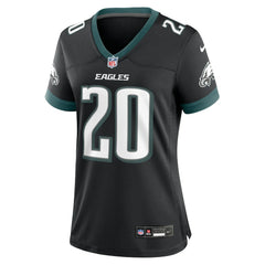 Brian Dawkins Philadelphia Eagles Women's Alternate Game Jersey - Black - Nike