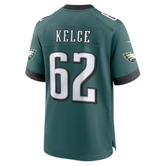 Jason Kelce Philadelphia Eagles Team Game Jersey - Midnight Green - Nike
