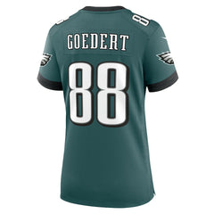 Dallas Goedert Philadelphia Eagles Women's Team Game Jersey - Midnight Green - Nike