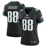 Dallas Goedert Philadelphia Eagles Women's Alternate Game Jersey - Black - Nike