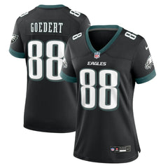 Dallas Goedert Philadelphia Eagles Women's Alternate Game Jersey - Black - Nike