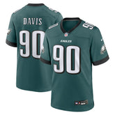 Jordan Davis Philadelphia Eagles Team Game Jersey - Midnight Green - Nike