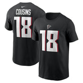 Kirk Cousins Atlanta Falcons Player Name & Number T-Shirt - Black - Nike