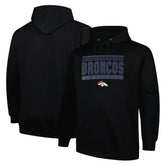 Denver Broncos Big & Tall Pop Pullover Hoodie - Black - Fanatics