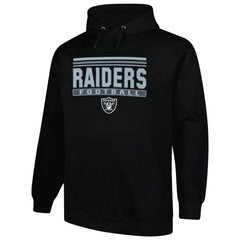 Las Vegas Raiders Big & Tall Pop Pullover Hoodie - Black - Fanatics