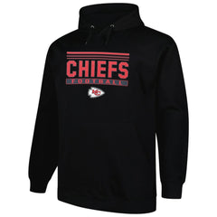 Kansas City Chiefs Big & Tall Pop Pullover Hoodie - Black - Fanatics