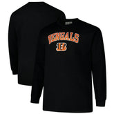 Cincinnati Bengals Big & Tall Thermal Long Sleeve T-Shirt - Black - Fanatics