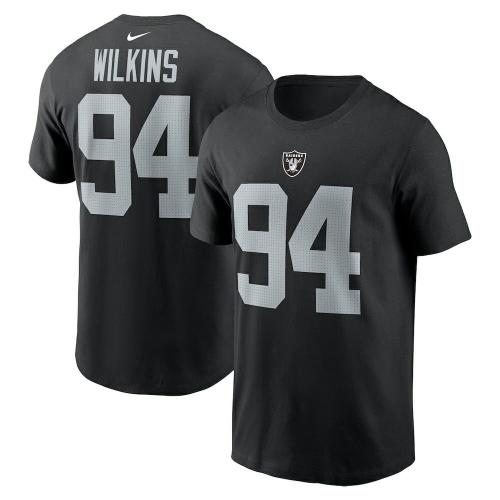Christian Wilkins Las Vegas Raiders Player Name & Number T-Shirt - Black - Nike