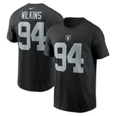 Christian Wilkins Las Vegas Raiders Player Name & Number T-Shirt - Black - Nike