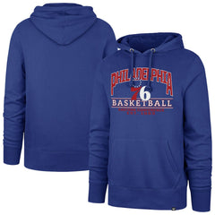 47 brand Philadelphia 76ers '47 Big & Tall Good Call Headline Pullover Hoodie Royal