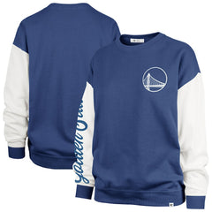47 brand Golden State Warriors '47 Women's Plus Size Oversized Rise Andie Pullover Sweatshirt Royal