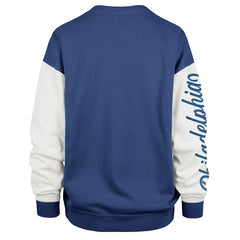 47 brand Philadelphia 76ers '47 Women's Plus Size Oversized Rise Andie Pullover Sweatshirt Royal