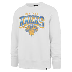 47 brand New York Knicks '47 Big & Tall Spotlight Headline Pullover Sweatshirt Cream