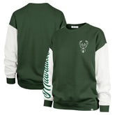 47 brand Milwaukee Bucks '47 Women's Rise Andie Oversized Pullover Sweatshirt Hunter Green