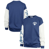 47 brand New York Knicks '47 Women's Rise Andie Oversized Pullover Sweatshirt Blue