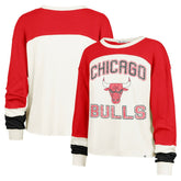 47 brand Chicago Bulls '47 Women's Curve Raglan Long Sleeve T-Shirt Cream