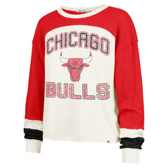 47 brand Chicago Bulls '47 Women's Curve Raglan Long Sleeve T-Shirt Cream