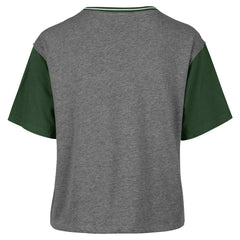 47 brand Milwaukee Bucks '47 Women's Rise Clubhouse Ziggy Color Block T-Shirt Gray