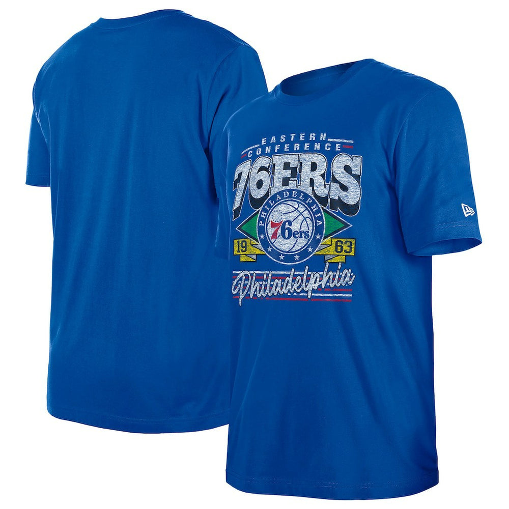 New Era Philadelphia 76ers Sport Classics T-Shirt Royal