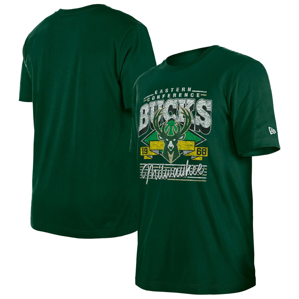 New Era Milwaukee Bucks Sport Classics T-Shirt Hunter Green
