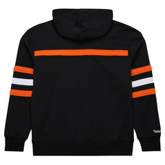 Cincinnati Bengals Vintage Logo Head Coach Fleece Pullover Hoodie - Black - NFL