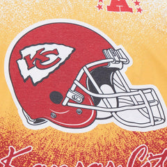 Kansas City Chiefs Team Burst Vintage Logo T-Shirt - White - Mitchell & Ness