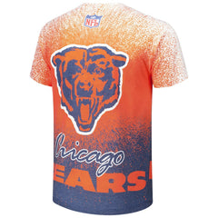 Chicago Bears Team Burst Vintage Logo T-Shirt - White - Mitchell & Ness