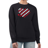 New Jersey Devils G-III 4Her by Carl Banks Women's Heart Graphic Pullover Sweatshirt - Black | NHL on sale