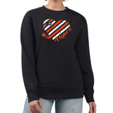 Philadelphia Flyers G-III 4Her by Carl Banks Women's Heart Graphic Pullover Sweatshirt - Black | NHL near me