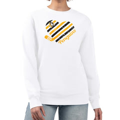 Pittsburgh Penguins G-III 4Her by Carl Banks Women's Heart Graphic Pullover Sweatshirt - White | NHL online