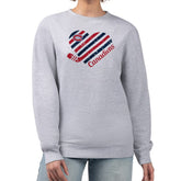 Montreal Canadiens G-III 4Her by Carl Banks Women's Heart Graphic Pullover Sweatshirt - Heather Gray | NHL sale