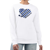 St. Louis Blues G-III 4Her by Carl Banks Women's Heart Graphic Pullover Sweatshirt - White | NHL near me