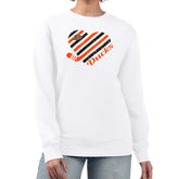Anaheim Ducks G-III 4Her by Carl Banks Women's Heart Graphic Pullover Sweatshirt - White | NHL online