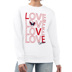 Washington Capitals G-III 4Her by Carl Banks Women's Lots Of Love Team Logo Graphic Pullover Sweatshirt - White | NHL sale